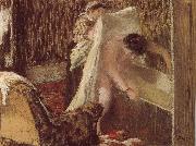 woman after bath